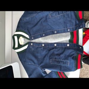 Toddler Gucci Denim Jacket Size 12/18 months